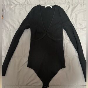 Abercrombie black sweater bodysuit